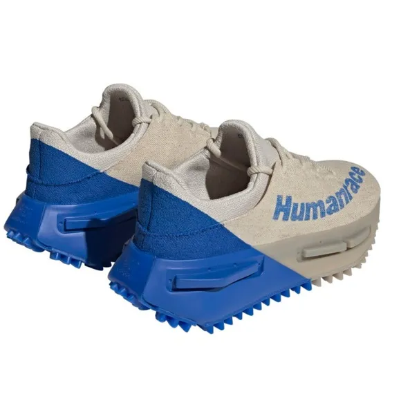 Adidas Hu Human Race Pharrell NMD S1 MAHBS &quot;Oatmeal&quot; Blue Size 11 HP2641