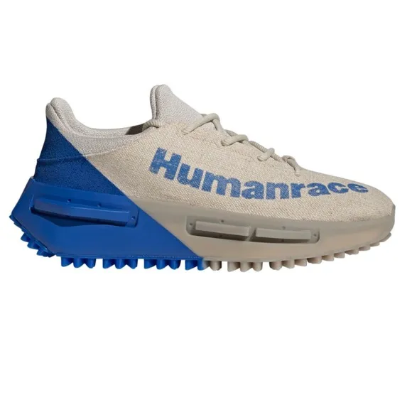 Adidas Hu Human Race Pharrell NMD S1 MAHBS &quot;Oatmeal&quot; Blue Size 11 HP2641