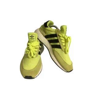 Adidas Iniki Runner Boost Size 7 Yellow Black Athletic Footwear sneakers Shoes