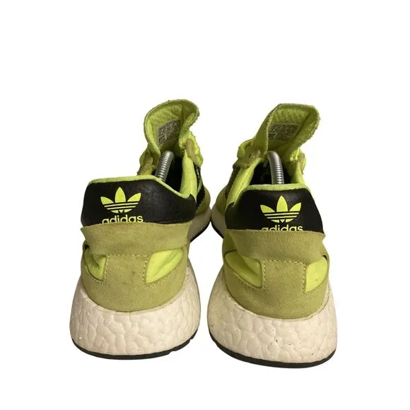 Adidas Iniki Runner Boost Size 7 Yellow Black Athletic Footwear sneakers Shoes