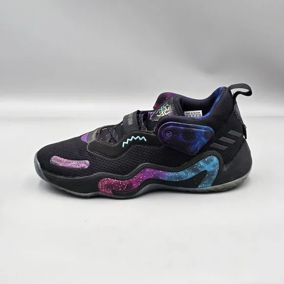Adidas Men Size 9 US VGC DON Issue Stars of Utah Shoes Black Basketball Sneakers