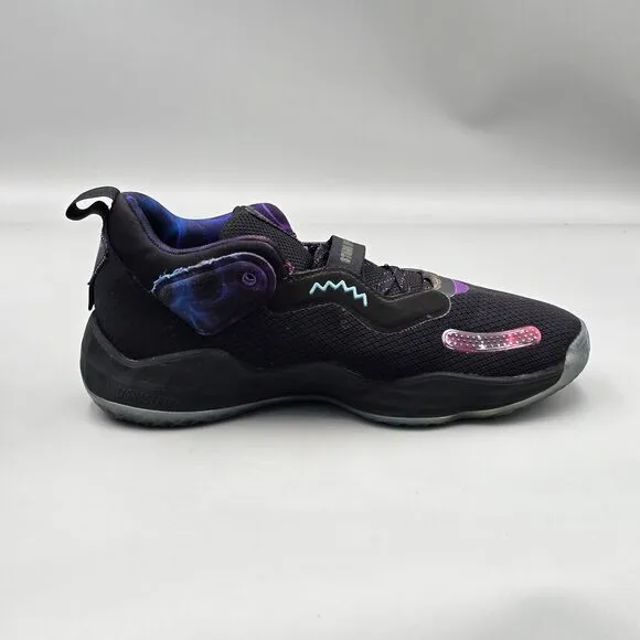 Adidas Men Size 9 US VGC DON Issue Stars of Utah Shoes Black Basketball Sneakers