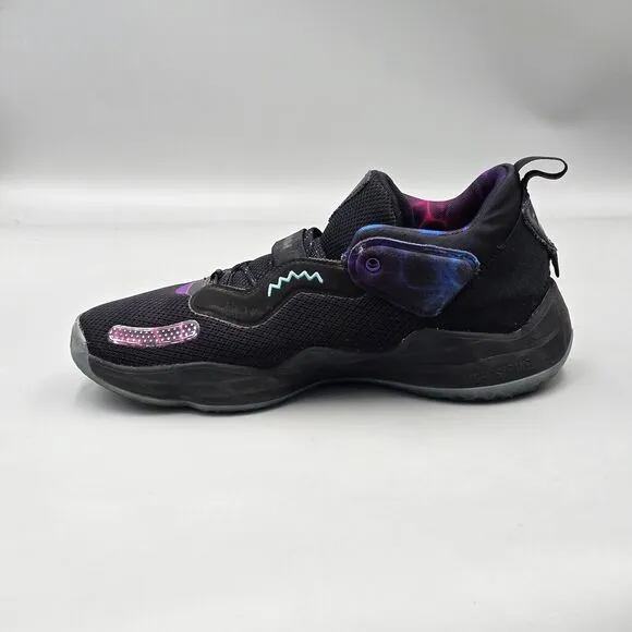 Adidas Men Size 9 US VGC DON Issue Stars of Utah Shoes Black Basketball Sneakers
