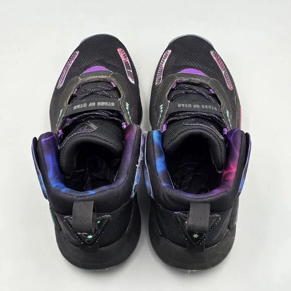 Adidas Men Size 9 US VGC DON Issue Stars of Utah Shoes Black Basketball Sneakers