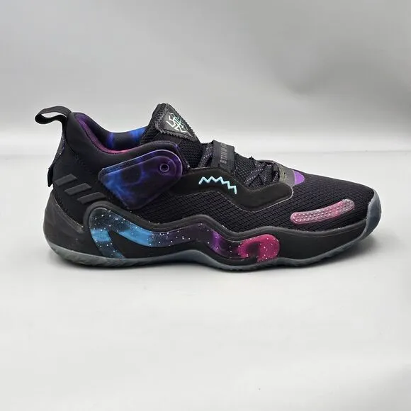 Adidas Men Size 9 US VGC DON Issue Stars of Utah Shoes Black Basketball Sneakers
