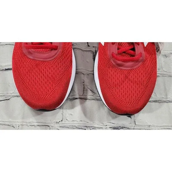 adidas MENS 9.5 Scarlet White Nebraska Huskers Supernova Running Shoes H01296