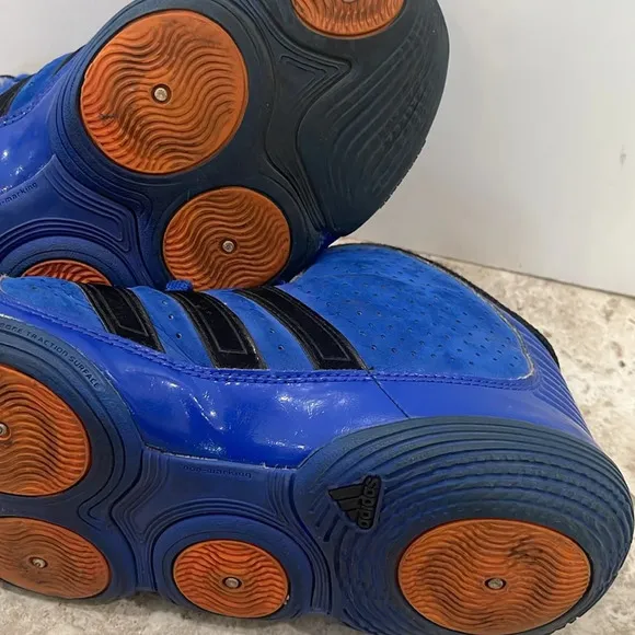 adidas Men's adiPure Size 10 Deadstock All Star Game Basketball Shoes Blue East