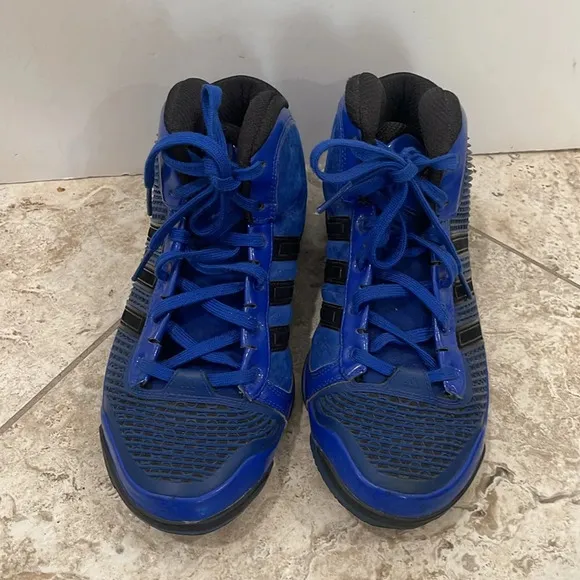 adidas Men's adiPure Size 10 Deadstock All Star Game Basketball Shoes Blue East