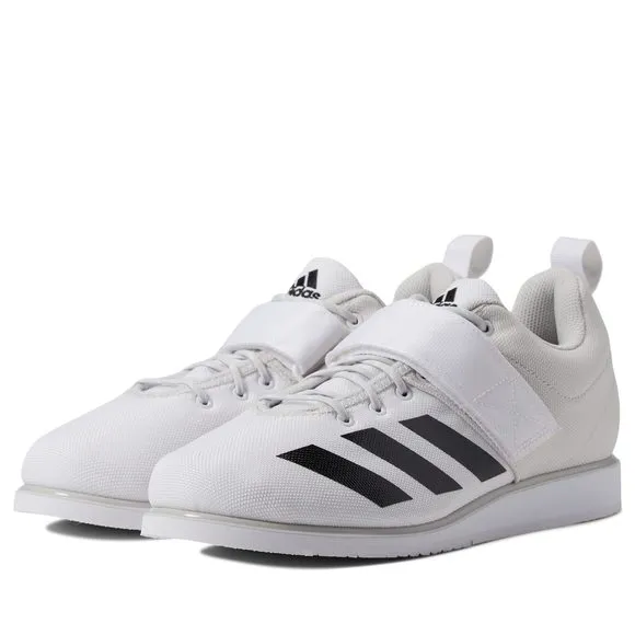 ADIDAS MEN'S POWERLIFT 4 WEIGHTLIFTING TRACK AND FIELD SHOE, BLACK/BLACK/SO