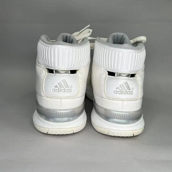 Adidas Men's Size 10 White Pro Model Basketball Shoes