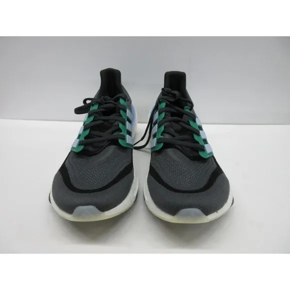 Adidas Men’s Ultra boost Light Shoes Carbon/Blue Dawn/Court Green 9.5(Used)