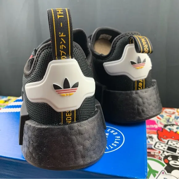 Adidas NMD R1 Red Line Size 5y / 6.5 Women's