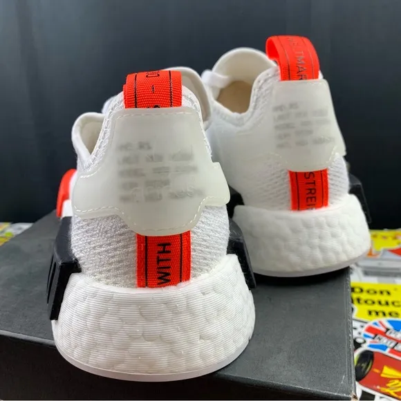 Adidas NMD R1 Red-Orange Womens Various Sizes