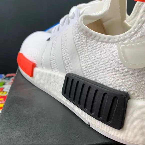 Adidas NMD R1 Red-Orange Womens Various Sizes
