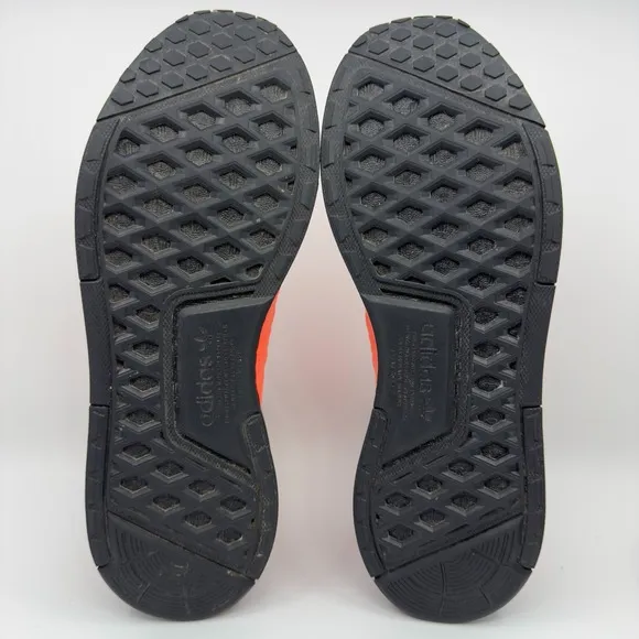 Adidas NMD V3 Mens 11 Running Shoes Beam Bliss Orange Black Grey One Trainers