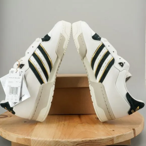Adidas Originals Rivalry '86 Low Mens Size 12.5 Shoes Ivory Black Gold Sneakers