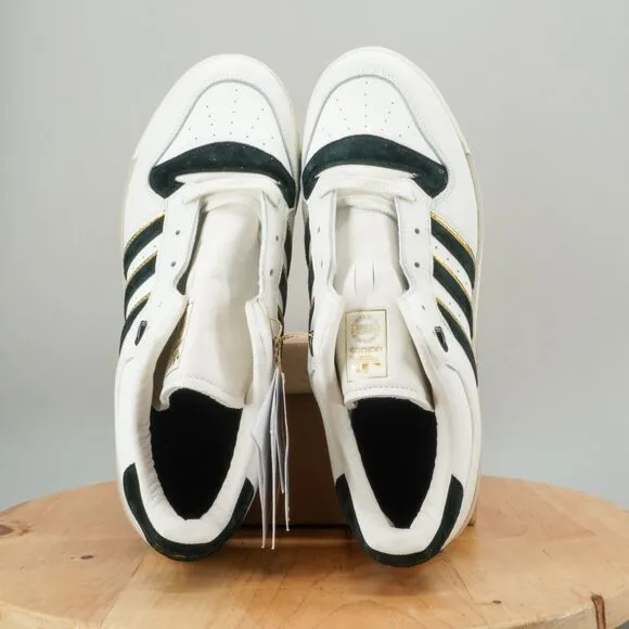 Adidas Originals Rivalry '86 Low Mens Size 12.5 Shoes Ivory Black Gold Sneakers