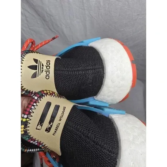 Adidas Pharrell Williams Hu Solar NMD EE7582 Inspiration Pack Black Size 7 Men