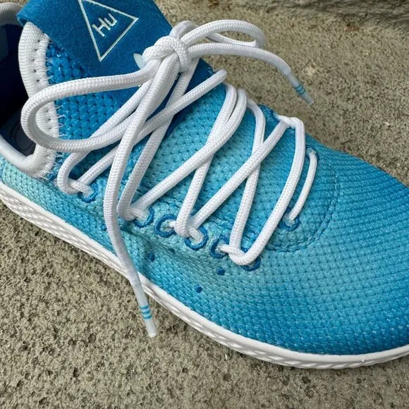 ADIDAS Pharrell Williams HU Tennis Sneakers Kids 11 Blue PW Unisex Running Shoes