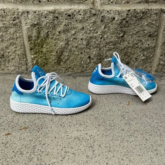 ADIDAS Pharrell Williams HU Tennis Sneakers Kids 11 Blue PW Unisex Running Shoes