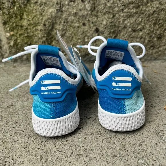 ADIDAS Pharrell Williams HU Tennis Sneakers Kids 11 Blue PW Unisex Running Shoes