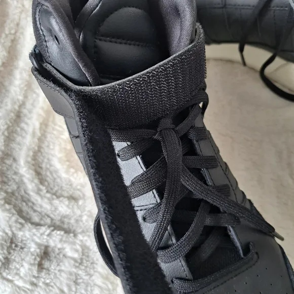 Adidas Postmove Mid Men's Basketball Shoes Sneakers Black/Blue GY7163 Size 10.5