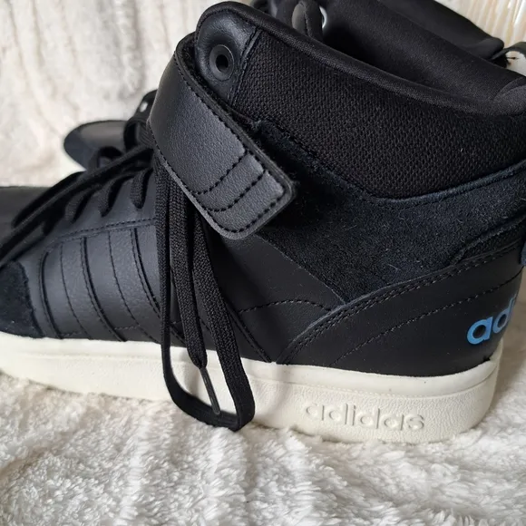 Adidas Postmove Mid Men's Basketball Shoes Sneakers Black/Blue GY7163 Size 10.5