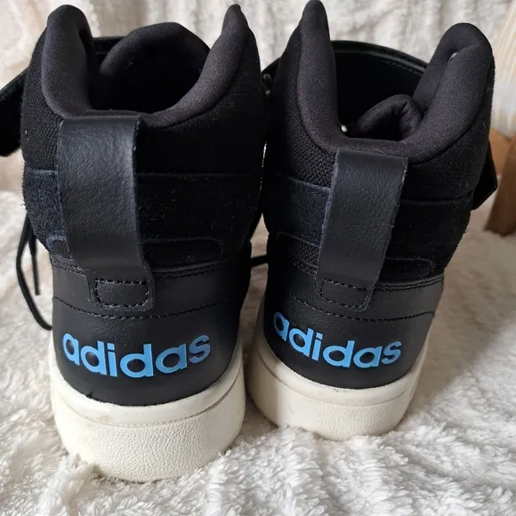 Adidas Postmove Mid Men's Basketball Shoes Sneakers Black/Blue GY7163 Size 10.5