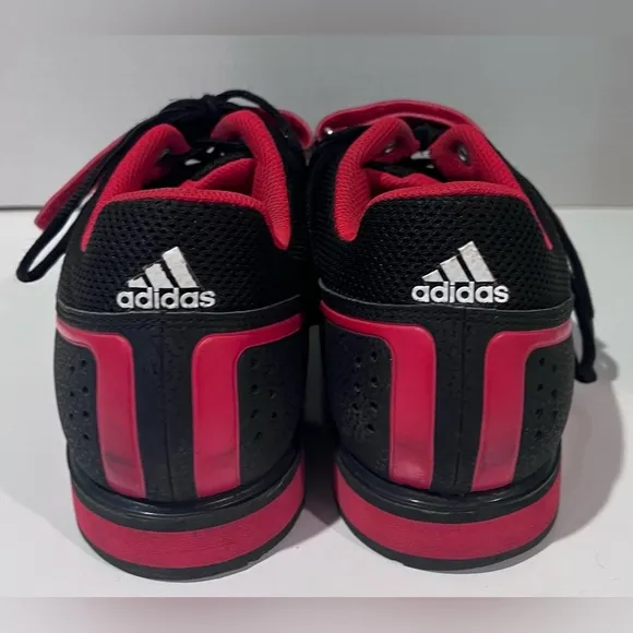Adidas Powerlift‎ 2.0 Black, Red, White Weightlifting Trainer Shoes Men's Size 9