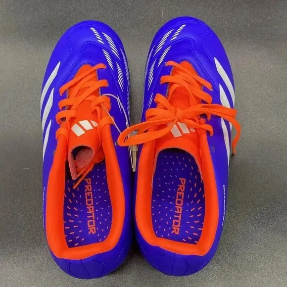Adidas Predator Club FxG J IF6426 NEW Mens 6 blue orange