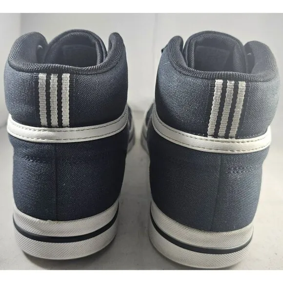 Adidas Retrovulc Men's Mid Black Canvas Skateboarding Shoes Size 8