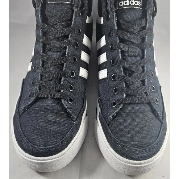 Adidas Retrovulc Men's Mid Black Canvas Skateboarding Shoes Size 8