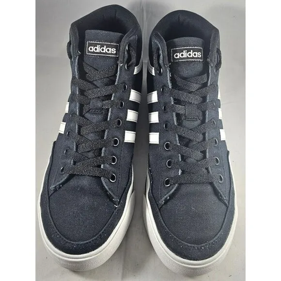 Adidas Retrovulc Men's Mid Black Canvas Skateboarding Shoes Size 8
