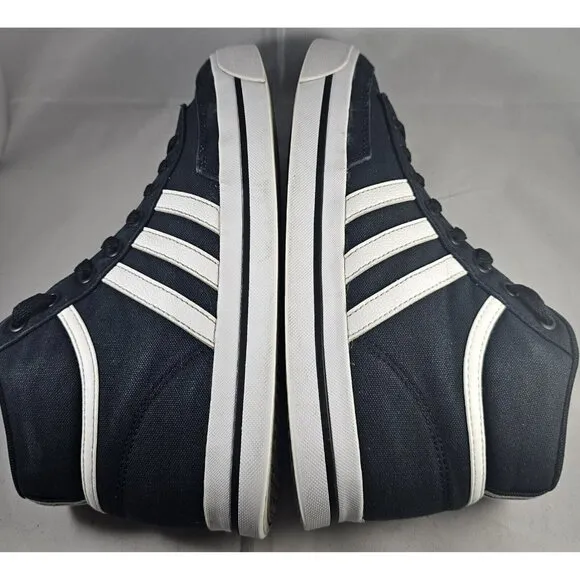 Adidas Retrovulc Men's Mid Black Canvas Skateboarding Shoes Size 8
