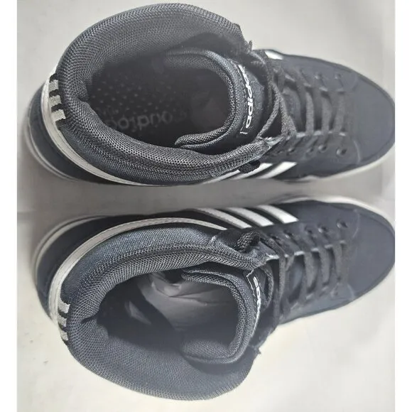 Adidas Retrovulc Men's Mid Black Canvas Skateboarding Shoes Size 8