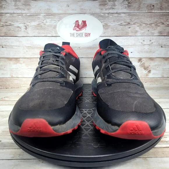 Adidas Runfalcon 5 Men's Size 9.5 Black Red Athletic Shoes