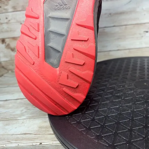 Adidas Runfalcon 5 Men's Size 9.5 Black Red Athletic Shoes