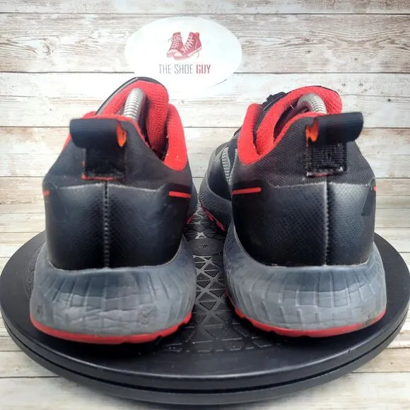 Adidas Runfalcon 5 Men's Size 9.5 Black Red Athletic Shoes