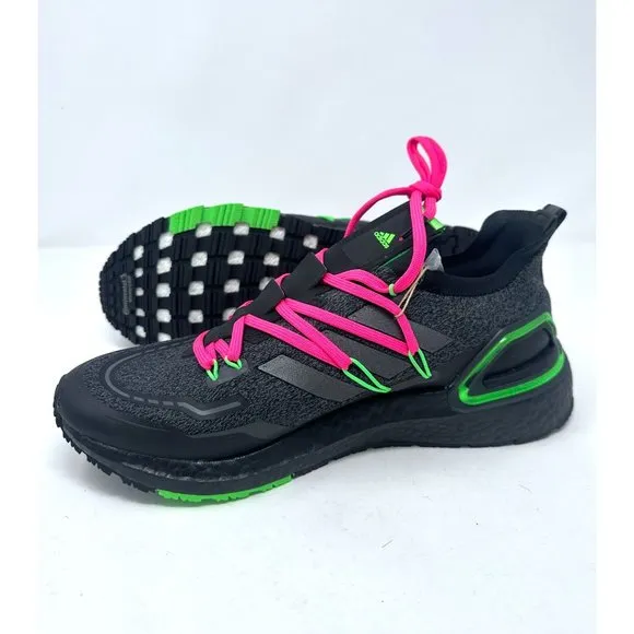 Adidas Running Shoes Mens Size 9.5 Ultraboost 20 LAB Explorer Black Pink GZ7362