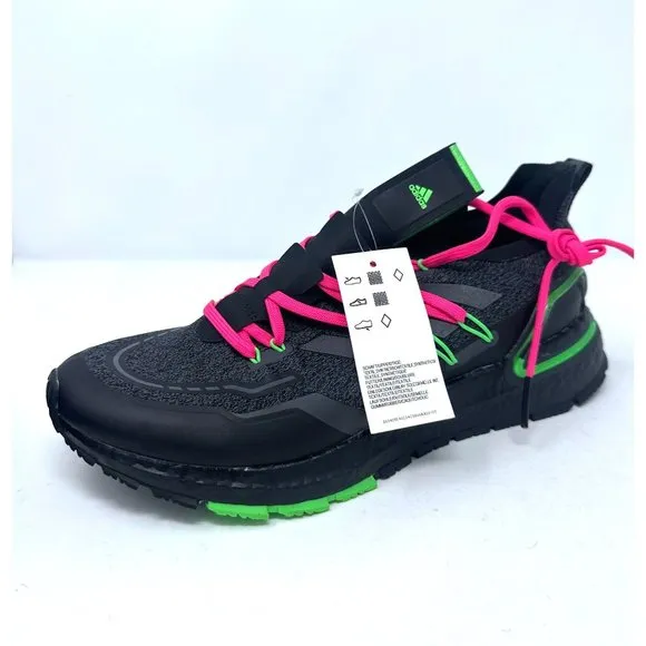 Adidas Running Shoes Mens Size 9.5 Ultraboost 20 LAB Explorer Black Pink GZ7362