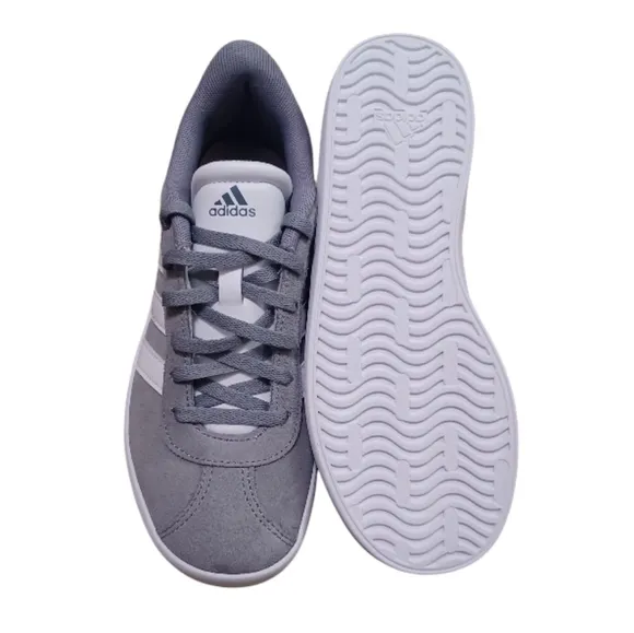 Adidas Shoes, VL Court 3.0 K, ID6314, Unisex Color Gray, Size US 3.5 Kids