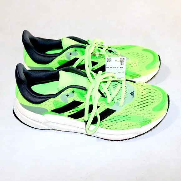 Adidas Solar Boost 4 M Shoes in Solar Green Black