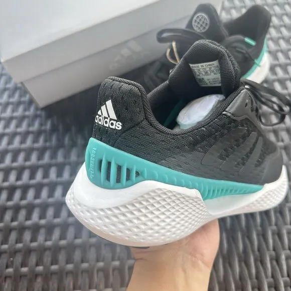 Adidas Summervent Spikeless Golf Black Mint Rush Women's Shoes GV9765 Size 5