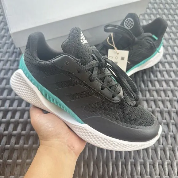 Adidas Summervent Spikeless Golf Black Mint Rush Women's Shoes GV9765 Size 5