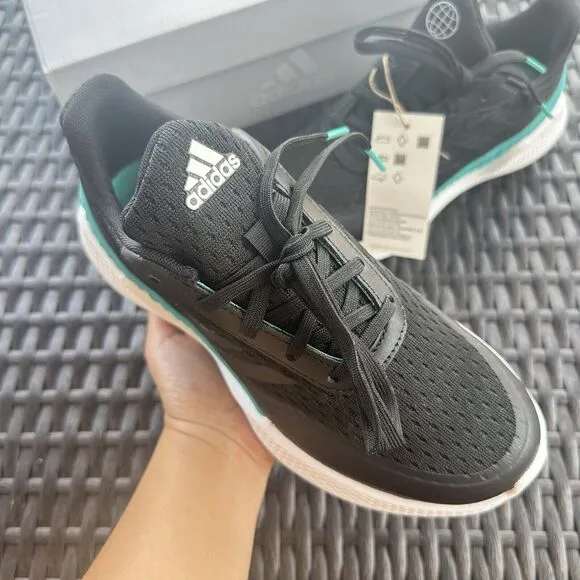 Adidas Summervent Spikeless Golf Black Mint Rush Women's Shoes GV9765 Size 5