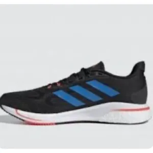 adidas Supernova   Running Shoe in Core Black/Blue Rush/Turbo NWOT Size 10 1/2