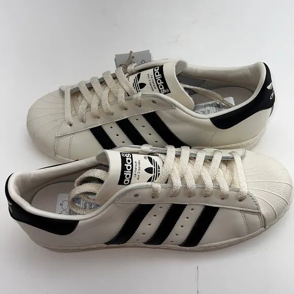 Adidas Superstar 82 Cloud White · Core Black · Off White, Men's Size 8