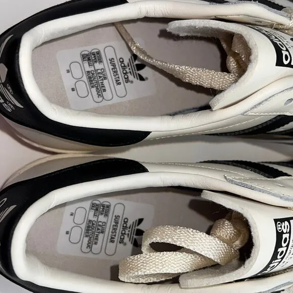Adidas Superstar 82 Cloud White · Core Black · Off White, Men's Size 8