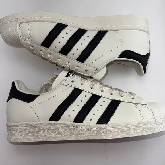 Adidas Superstar 82 Cloud White · Core Black · Off White, Men's Size 8