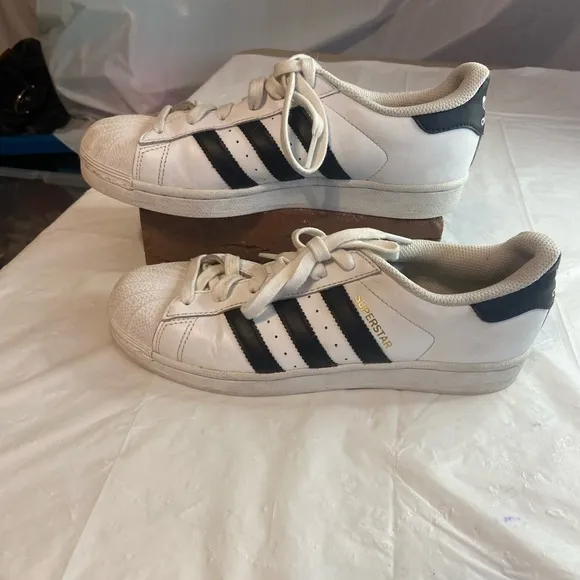 Adidas Superstar Ortholite Tennis Shoes- Size 6.5,‎ Awesome Condition